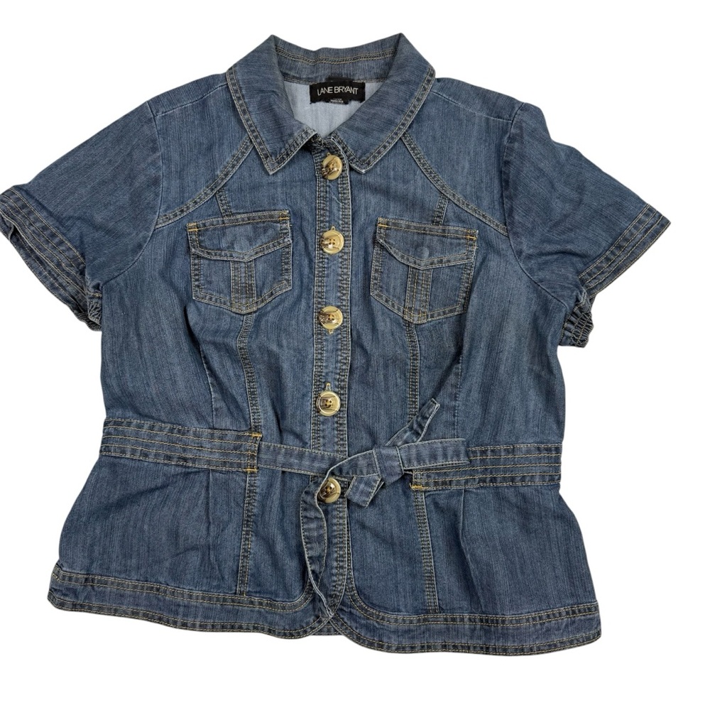 Lane Bryant Classic Blue Denim Jacket